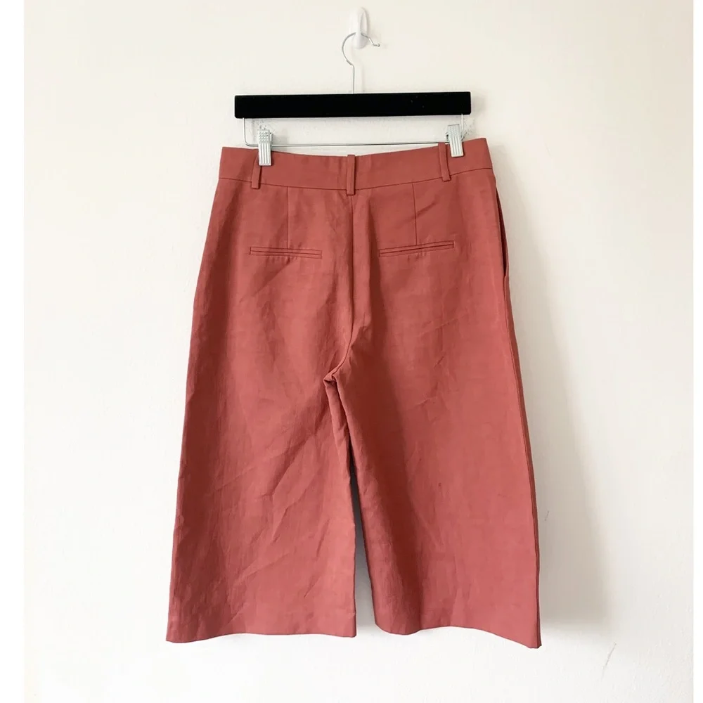 Zara Rust Blazer and Matching Culotte Skirt Set